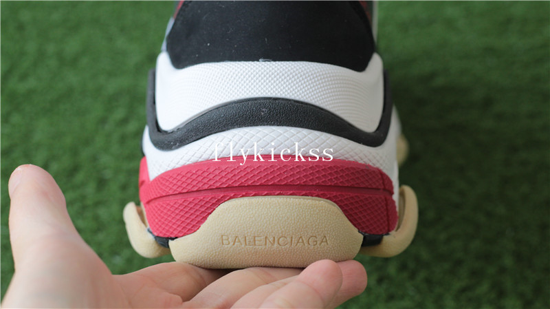 Balenciaga Triple S Sneaker Trainer Black White Green